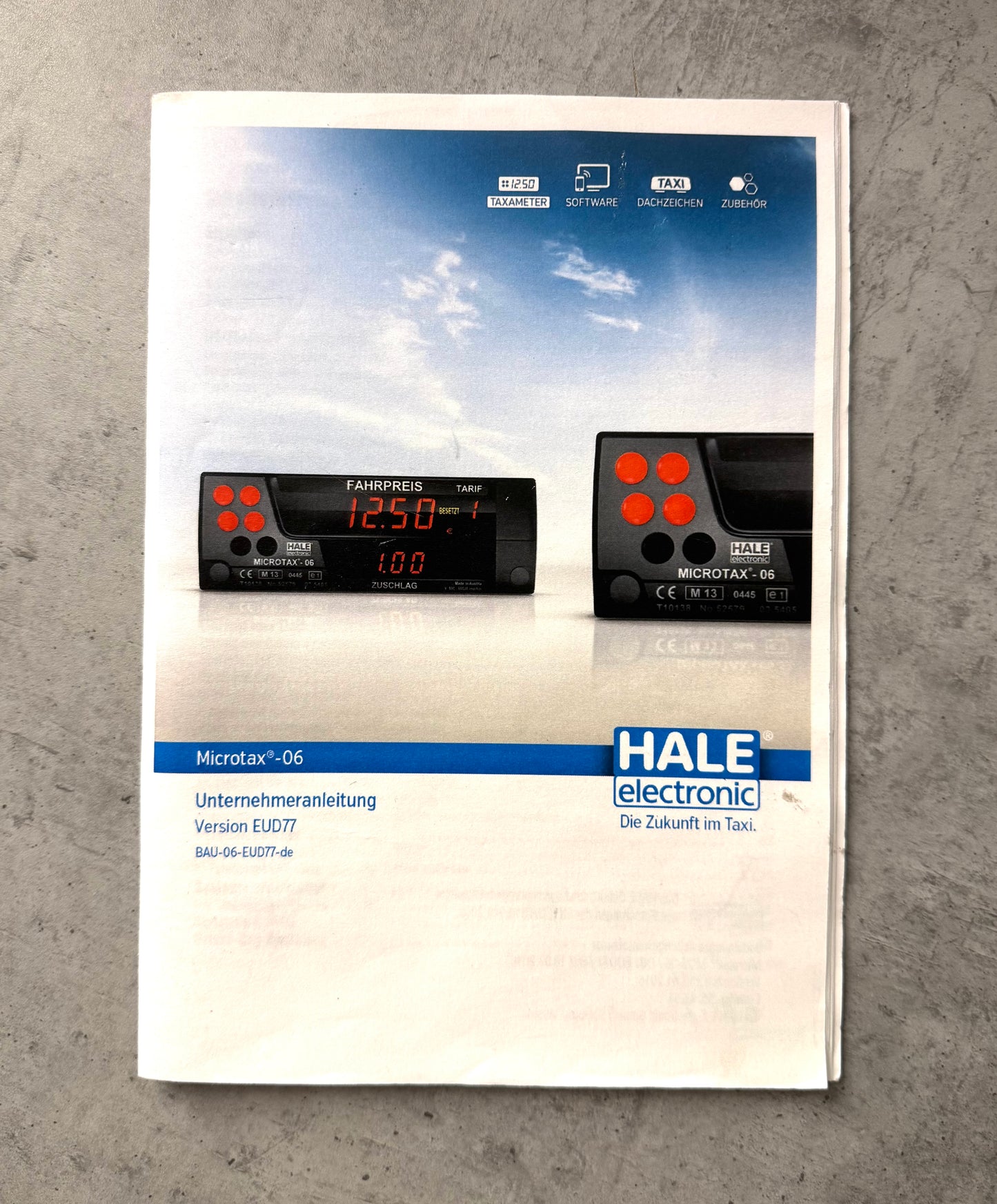 Hale MCT 06 Taxameter | Microtax | Hale | Taxiuhr |⚡️📦