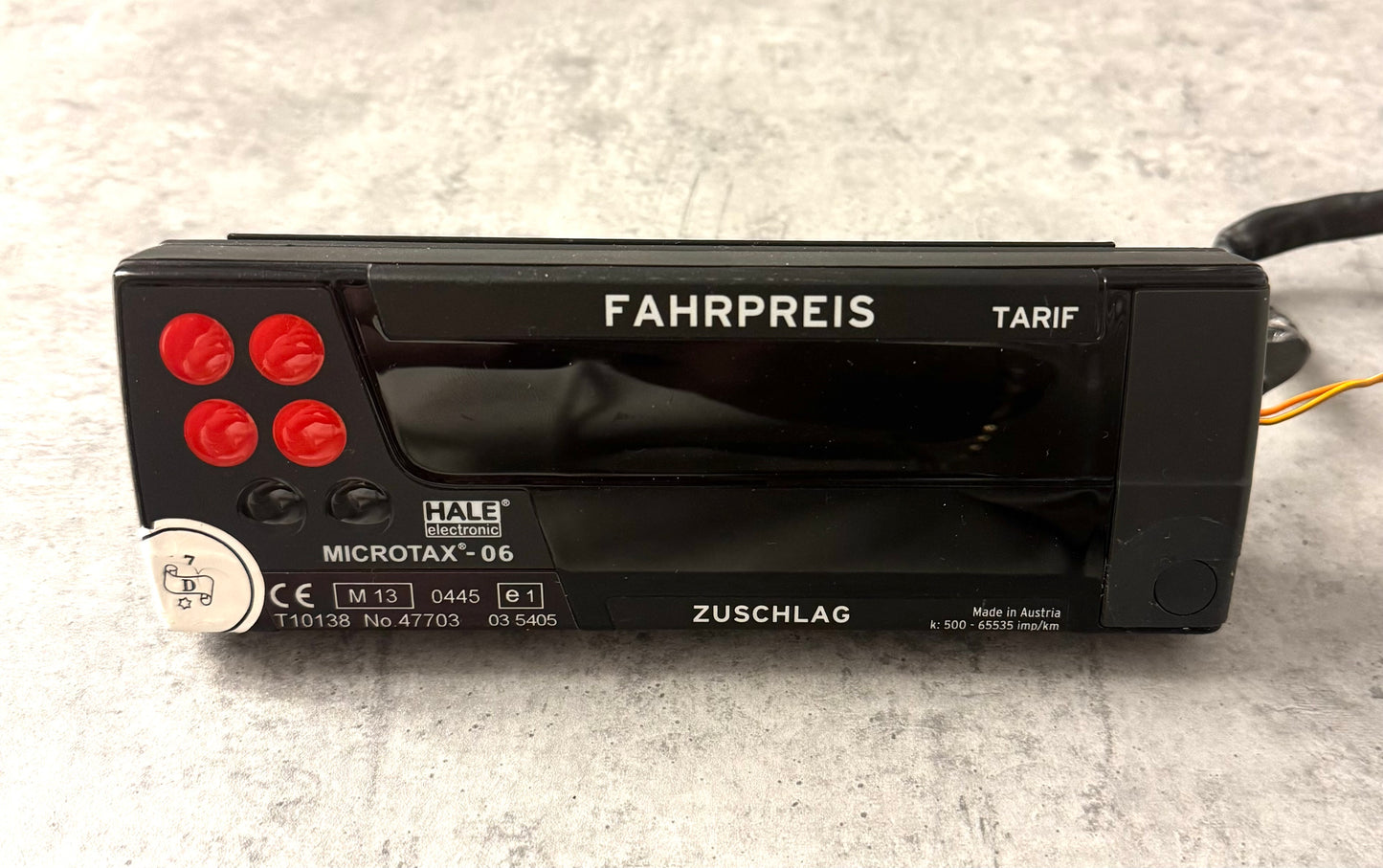 Hale MCT 06 Taxameter | Microtax | Hale | Taxiuhr |⚡️📦