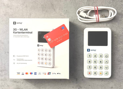 SumUp 3g Kartenterminal | Kartenlesegerät | Weiß |⚡️📦